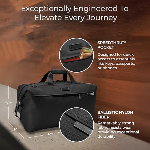 Expandable Cabin Bag - color: Black, style: Weekender Duffle