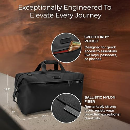 Expandable Cabin Bag - color: Black, style: Weekender Duffle