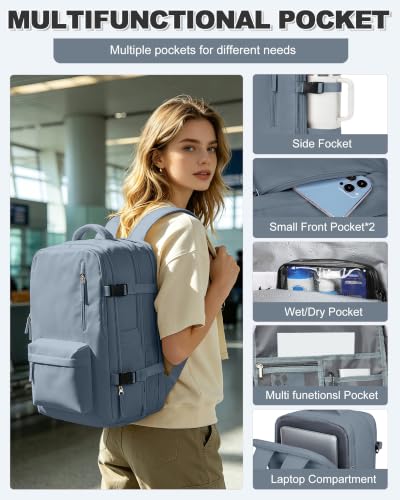 Vacuum Backpack Travel with Pump, Vacuum Seal Compression Bags For Clothing