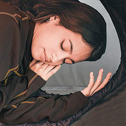 PCTC 2 Pack Ultralight Inflatable Pillow, 12.6 x 7.9 Inch Small Square Flocked Fabric Air Pillow, Multi-Use for Travel Camping Hiking, Neck & Lumbar Support,Gray
