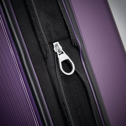 Samsonite Winfield 3 DLX Hardside Expandable Luggage with Spinners, Purple, 2-Piece Set (20/25) - color: Purple, size: 2PC SET (CO/MED)