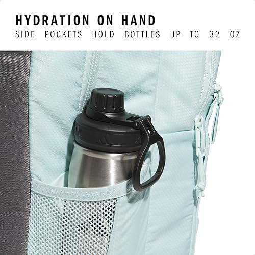 adidas Excel School Backpack 34L - color: Halo Mint Green/White/7a, size: One Size