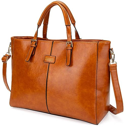 Badgley Mischka Julia 24L Vegan Leather Weekender Duffel Bag - color: Brown