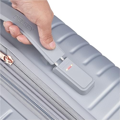 DELSEY PARIS Cruise 3.0, 28 Inch Checked-Large Luggage, Platinum - color: Platinum, size: Checked-Large 28 Inch