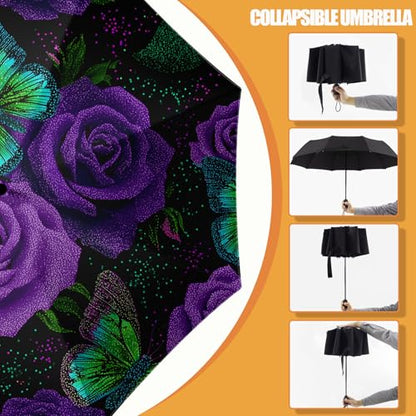Folding Umbrella, Automatic Small Compact, Sun & Rain - color: MT79