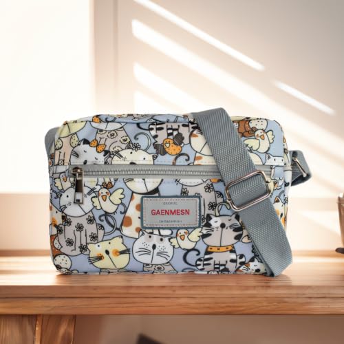 Cross body Bags for Women Lightweight Mini Crossbody Bags Everyday Bag Small Purses Travel Shoulder Bag Ladies Handbags - color: Cat