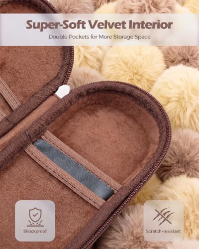 ProCase Hard Double Sunglasses Glasses Case for Men Women -Reddishbrown - color: Reddishbrown