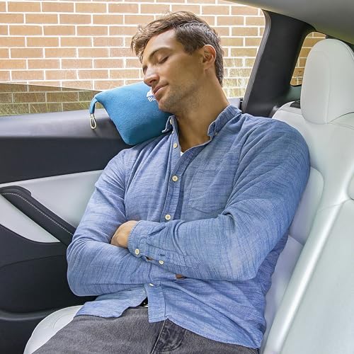 BlueHills Premium Soft Lightweight Travel Blanket Pillow Compact Teal Blue - color: L03-teal