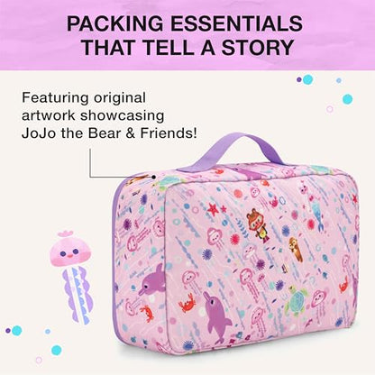 Traveler's Choice Kids JoJo the Bear's Travel Adventure, Under the Sea, 3-Piece Packing Cube Set - color: Under the Sea, size: 3-Piece Packing Cube Set