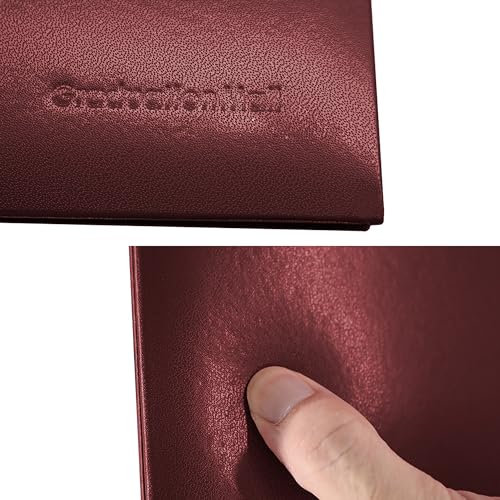 GraduationMall 8.5"x11" Smooth Padded Diploma Cover Certificate Holder Maroon,12-Packs - color: Maroon, size: 12 Packs