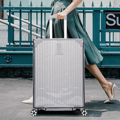 1PCS Clear Luggage Cover Protectors for 28 Inch Suitcase - size: 28 inch