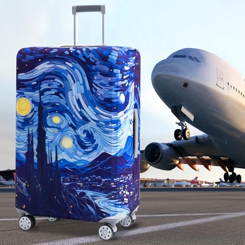 Travelkin 여행 가방 Tsa 승인 여행 가방 커버 프로텍터, Galecy, Galecy Galaxy - color: Galecy, size: XL(29-32inch suitcase)