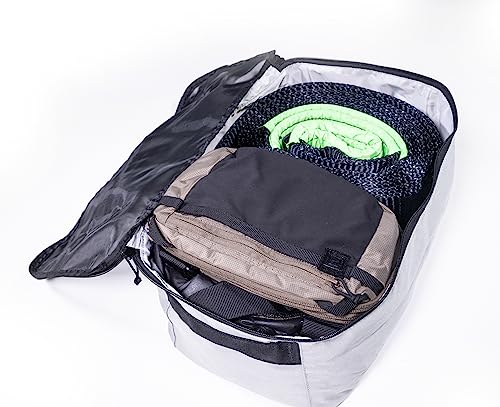 Van Essential Packing Cube with Mesh Top (Large) - color: Cool Gray, size: Large: 16" x 10" x 6"