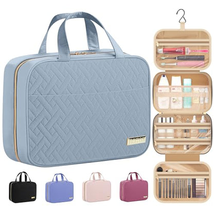 HOTOR Hanging Travel Toiletry Bag Women Men Essentials Light Blue - color: Light Blue, size: Medium