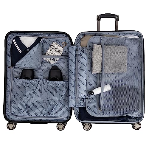 Kenneth Cole REACTION Renegade Luggage Expandable 8-Wheel Spinner Lightweight Hardside Suitcase, Seafoam, 20-Inch Carry On - color: Seafoam, size: 20-Inch Carry On