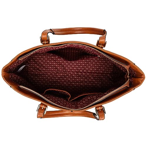 Badgley Mischka Julia 24L Vegan Leather Weekender Duffel Bag - color: Brown