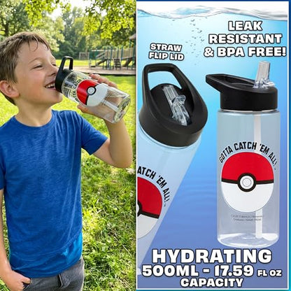 Get Trend Pokemon Boys Backpack and Water Bottle, 2 Piece Set - color: Multi Pokemon