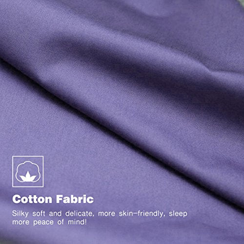 Sleeping Bag Liner All-Season Travel Sleep Sack for Adults - color: Purple, size: 83x63"