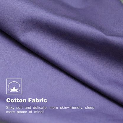 Sleeping Bag Liner All-Season Travel Sleep Sack for Adults - color: Purple, size: 83x46"