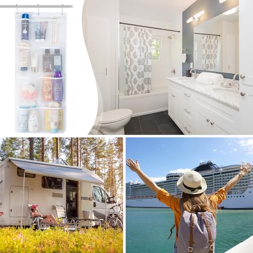 Lifewit Mesh Shower Caddy, 9 Pockets Hanging Bathroom Organizer, 1 Pack - size: 14" x 34"
