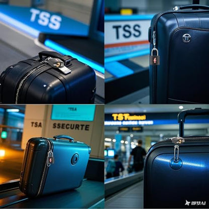 TSA Luggage Locks 4-Pack 4 Colors – Keyed Alike TSA Approved for Family - color: 4 packs family sets