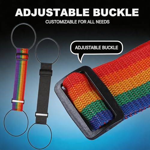 Adjustable Luggage Strap, Elastic Suitcase Add a Bag Strap with Buckle, Secure Extra Bag to Carry On Luggage for Easy Travel (Black 2Pcs) - color: Black 2Pcs