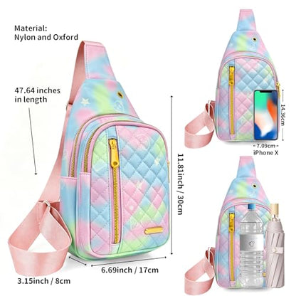 Aisijimo Small Sling Bag For Women Men Casual Crossbody Sling Backpack - color: 801s-bgreen