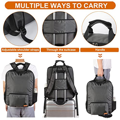 Mactso Stroller Travel Bag Compatible with GB Pockit and GB Pockit Air Plus All Terrain, Lightweight Stroller Travel Backpack for Airplane (Grey, M) - color: Grey, size: Medium