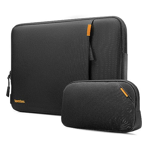 tomtoc 360 Protective Laptop Sleeve Kit for 14-inch MacBook Pro M5 Pro/Max - color: Black, size: 14-inch