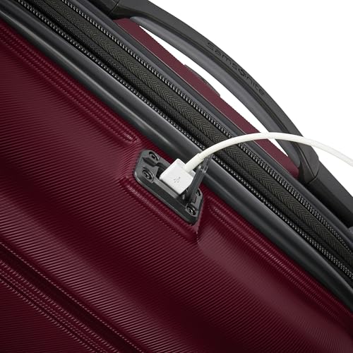 Samsonite Omni 2 Hardside Expandable Luggage with Spinner Wheels, 3-Piece Set (19/24/28), Natural Merlot - color: Natural Merlot, size: 3-Piece Set (CO/MED/LG)