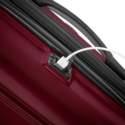 Samsonite Omni 2 Hardside Expandable Luggage with Spinner Wheels, 3-Piece Set (19/24/28), Natural Merlot - color: Natural Merlot, size: 3-Piece Set (CO/MED/LG)