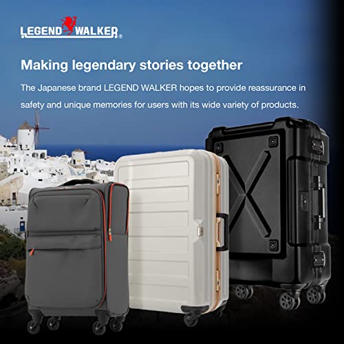 LEGEND WALKER FIT Hardside Luggage with Front-Open, Carry-On, 21 inch, Midnight Navy, 6031-47-NV
