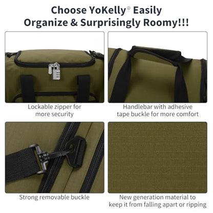 17 inch Small Duffle Bag, Olive Green - color: Olive Green, size: 17 inch