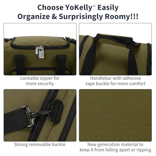 17 inch Small Duffle Bag, Olive Green - color: Olive Green, size: 17 inch