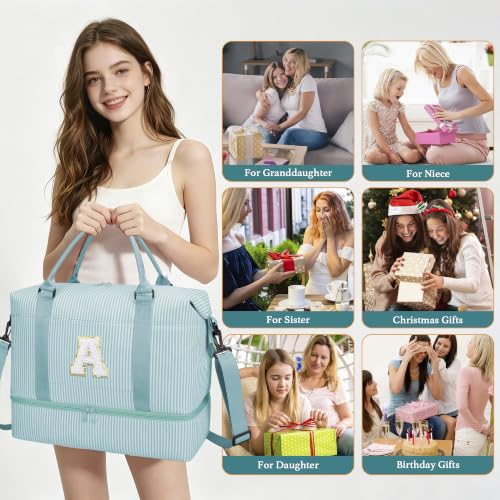 Customized Gifts for Teen Girls Duffle Bags(Lake Blue,A) - color: Lake Blue-A, size: A