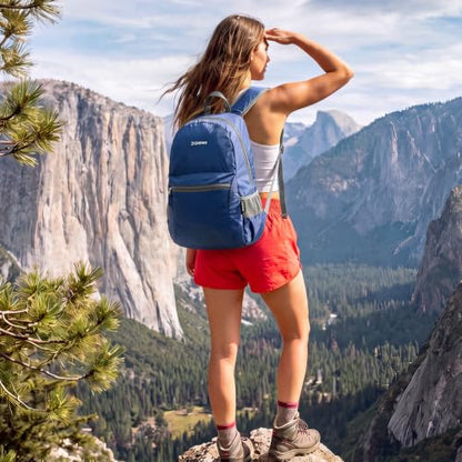 G4Free 30L Packable Travel Hiking Backpack for Men Women - color: Blue, size: 30L