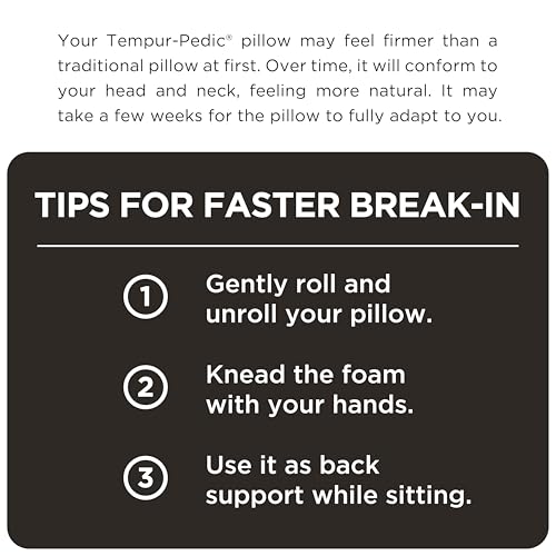 Tempur-Pedic TEMPUR-Ergo Neck Pillow, Medium Profile, White - size: Medium Profile
