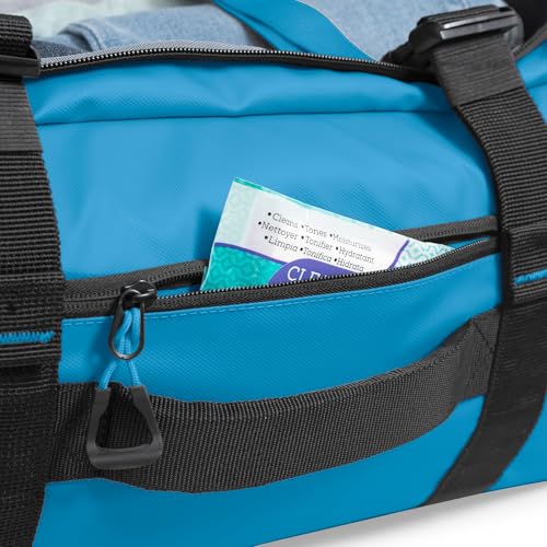 Traveler's Choice Softside Upright Wheeled Duffel Bag - color: Blue