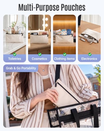 LIGHT FLIGHT 8 Set Packing Cubes for Travel, Cruise Ship Travel Essentials - color: Navy Blue