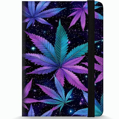 Passport Holder Wallet Cover Case,RFID Blocking Passport Cover,Large Capacity Travel Wallet with Multi Card Slots (Weed Leaf Pattern) - color: Weed Leaf Pattern