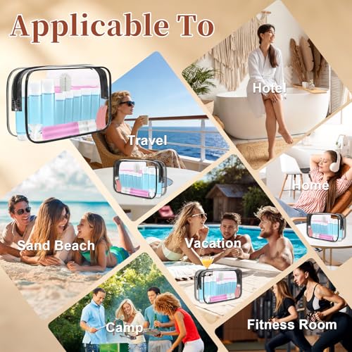 23 pack TSA Approved Leak Proof Travel Bottles