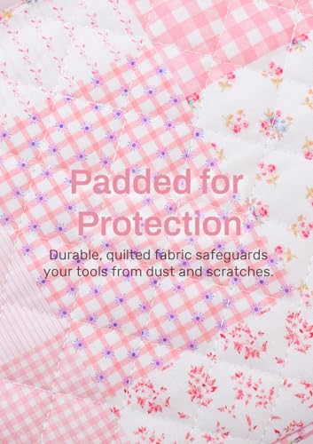 TeeYee Hair Tools Travel Bag for Dyson Airwrap Quilted Toiletry Bag - color: Boho