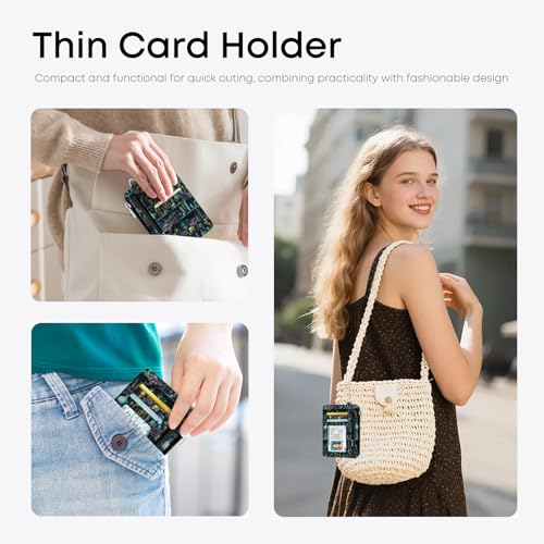 Shelf Credit Card Holder Small Wallet for Women - color: Shelf