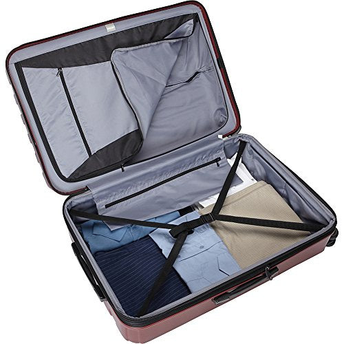 Delsey Luggage Titanium 3 Piece Set (21"/25"/29") Spinner Suitcase (Graphite) - color: Graphite, size: 3-Piece Set (21/25/29)