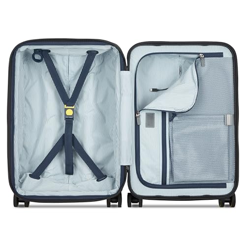 DELSEY PARIS Cadence, 20 Inch Carry-On Hardside Luggage, Silver - color: Brushed Silver, size: Carry On 20 Inch