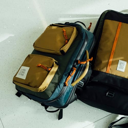 Topo Designs Global Briefcase + Travel Pack (Navy/Sahara) - color: Eco-friendly / Navy / Sahara