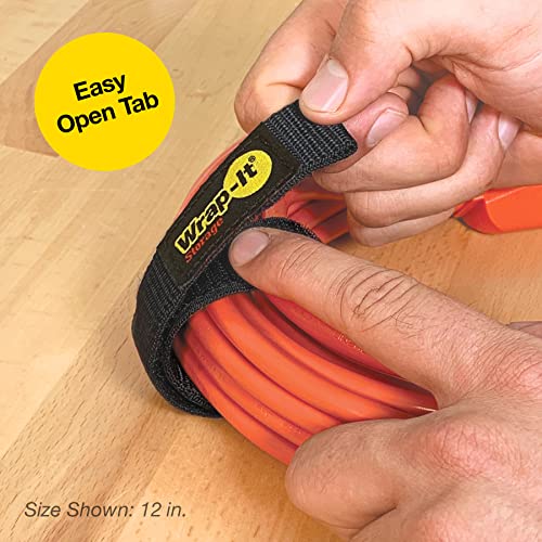 Quick-Straps by Wrap-It Storage - 18" (8-Pack) Black - color: Black, size: 18" (8 Pack)