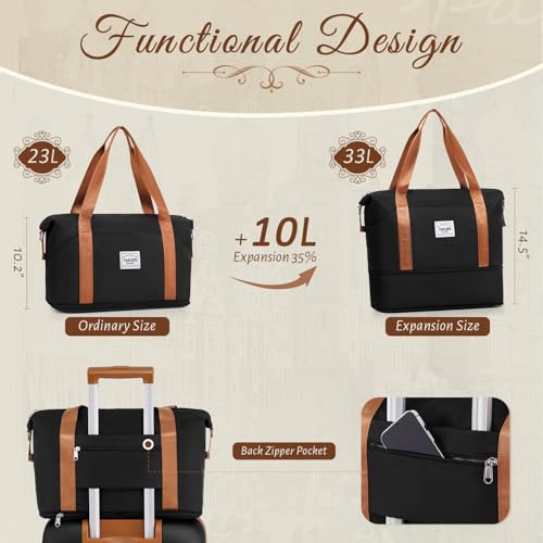 TAKUMI Luggage Sets, Hardside Suitcases with Wheels, Black Brown, 3 Piece - color: BLACK BROWN, size: 3 Piece Set(DB)