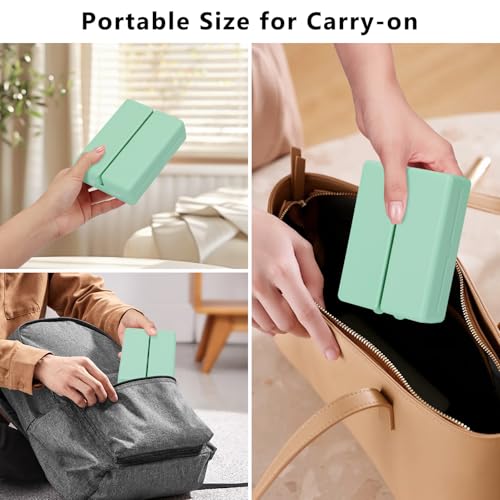 FYY Travel Pill Organizer, Pill Box Medicine Case-2pcs Green - color: Green, size: Large (1 Piece), Small (1 Piece)