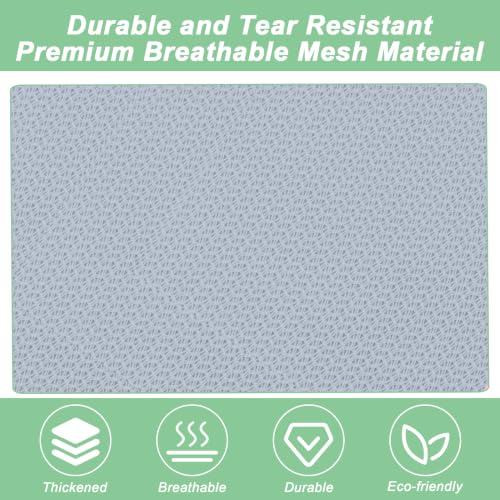 1 Pack Mesh Travel Laundry Bag 28" x 40"Extra Large Dirty Clothes Organizer - color: Grey, size: 28"x40"